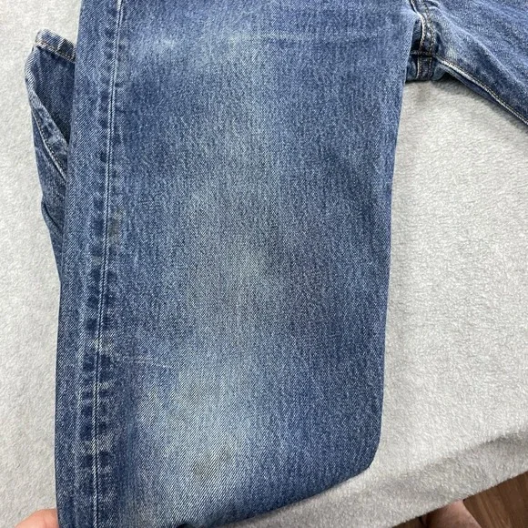 Vintage Levis 501 Jeans Mens 32x33 Blue Button Fly Denim Pants (Tag35x36) - Picture 13 of 16